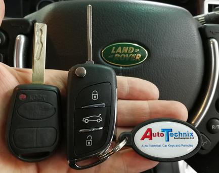 Range Rover remote flip key upgrade