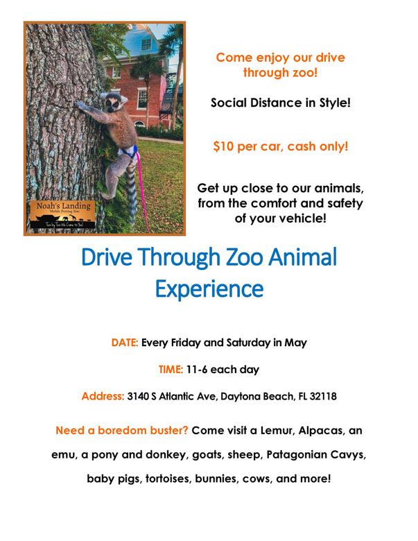 drive thru zoo near me open