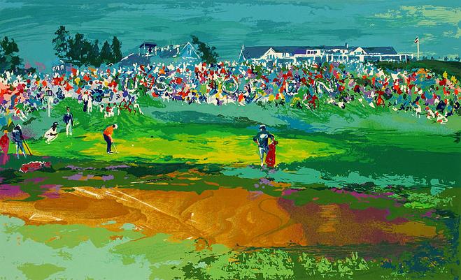 LeRoy Neiman Home Hole at Shinnecock
