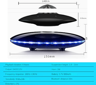 UFO Table Levitation Audio Wireless Bluetooth Speaker