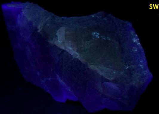 fluorescent phantom green FLUORITE - Riemvasmaak, Kakamas, Kai !Garib, ZF Mgcawu District, Northern Cape Province, South Africa - ex Parker Minerals