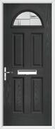 4 Panel 1 Arch Composite Door regal corenet glass