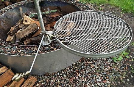 Swivel grill 2025 for fire pit