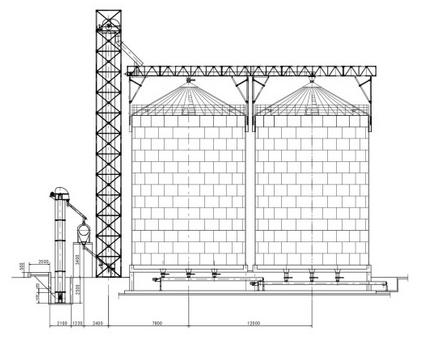 1000t silo technical flow