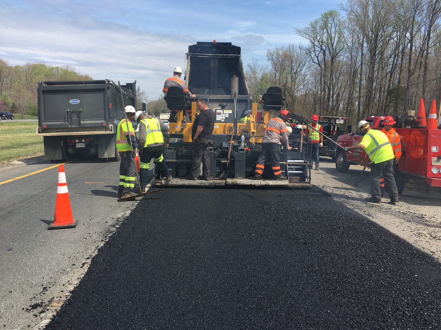 Asphalt paving works from A to Z - civil engineering