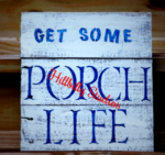 Handcrafted sign