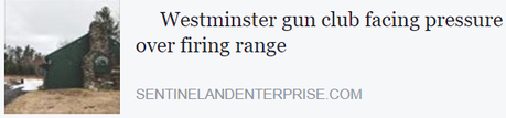 Link to Sentinel & Enterprise story about Westminster Rod & Gun Club