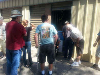 Auction at Visalia Storage Location