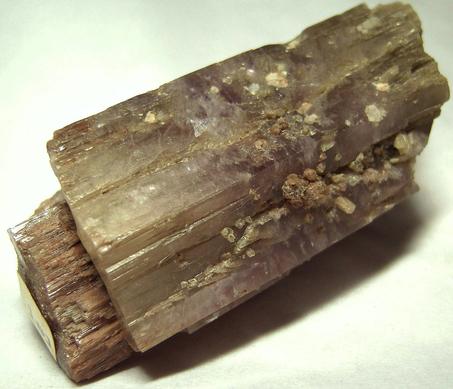 violet purple Aragonite pseudo-hexagonal twinned crystals - Cuenca, Castile-La Mancha, Spain - ex Dr Howard Heitner