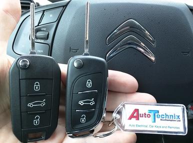 Citroen Car Keys 
