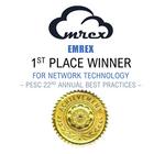 EMREX Awarded 1st Place in PESC 22nd Annual Best Practices for Network Technology