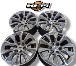 Chevy 6 20 RST Grey Machined Rims Only