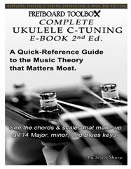 Complete Ukulele C-Tuning Interactive E-Book Fretboard Toolbox