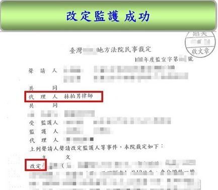 換監護人, 改定監護