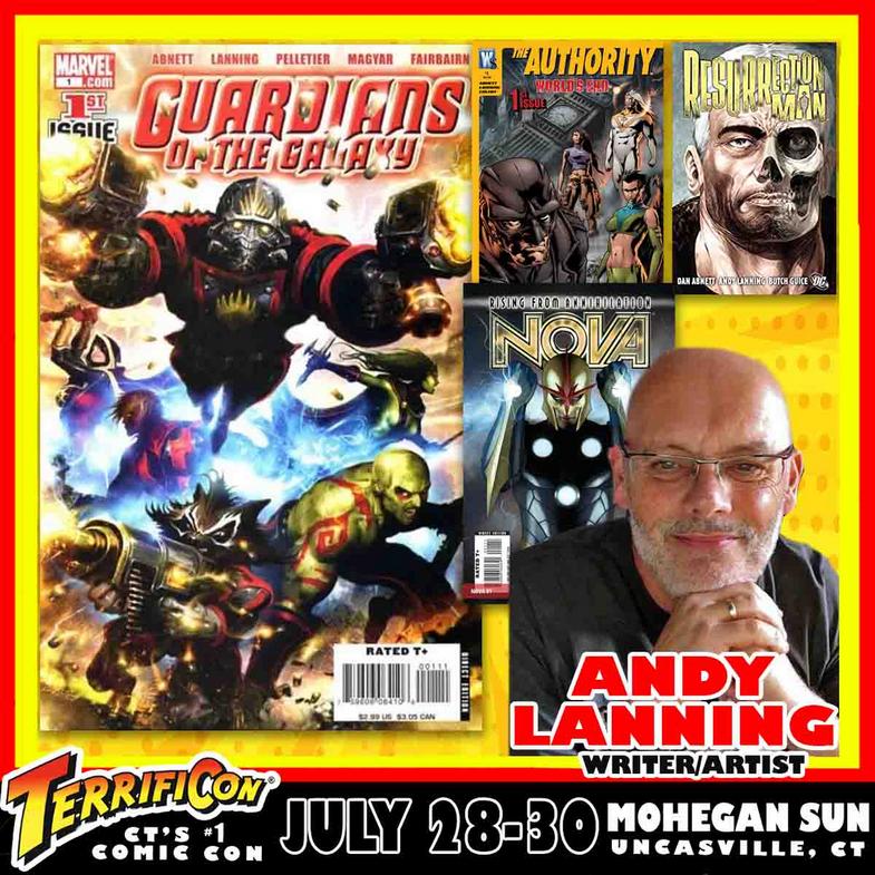 ANDY LANNING terrificon Connecticut's #1 comic con
