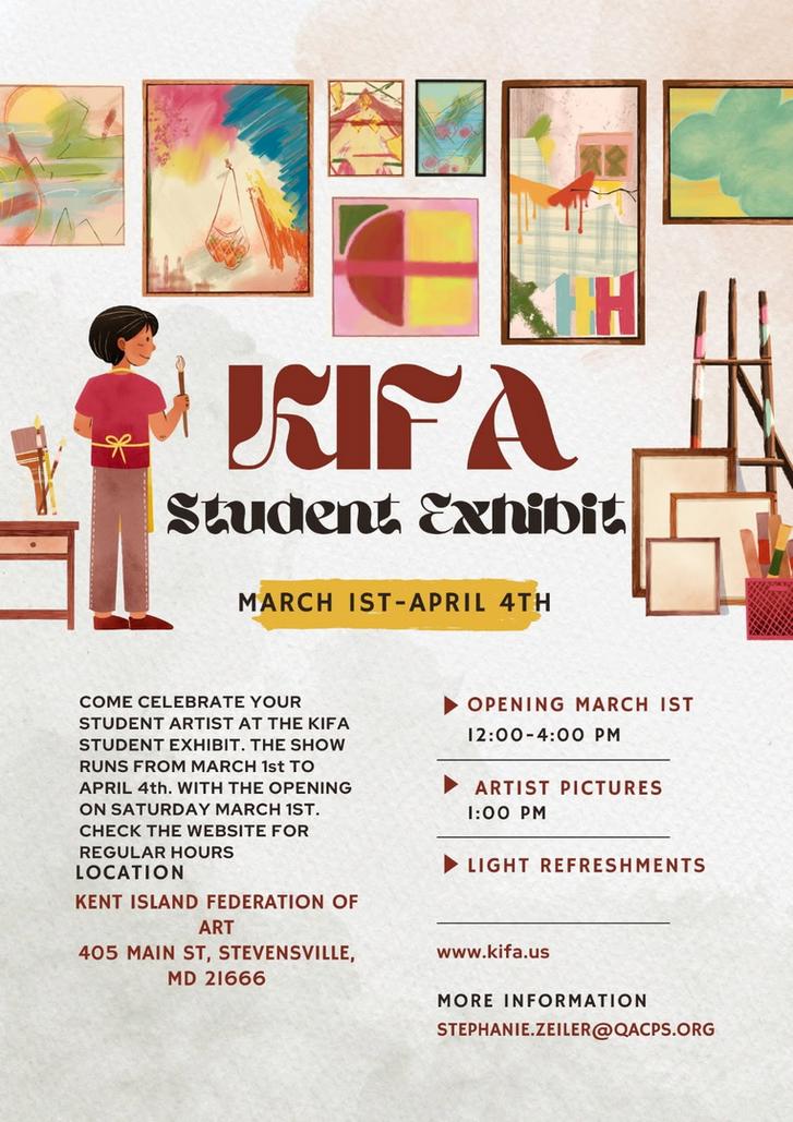 KIFA Student Exhibit | March 1st - April 4th