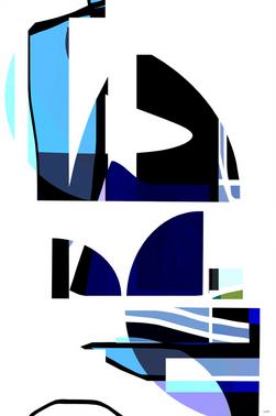 #modern Art, #Dubois Art, Geometric Art, #abstract art, #geometric, #blue art, #wallart, #design, #dubois art, #modern Art