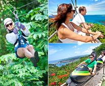 "Ocho Rios tour package, Firefly, Mystic Mountain, Shopping experince with Rocky's Taxi and Tour"