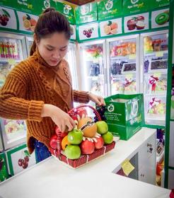 giỏ hoa quả nhập khẩu giá rẻ tại Hà Nội