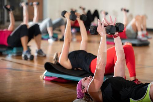 Women on weights