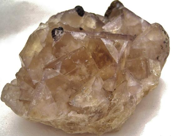 fluorescent FLUORITE, SIDERITE - Hilton Mine, Scordale, Hilton (Murton), Escarpment District, Eden, North Pennines, South Eastern Region (Westmorland), Cumbria, England, United Kingdom