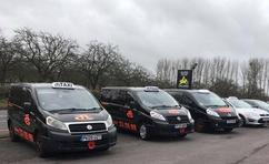 8 Seat taxis Taunton, TLC Taxis Taunton, Taunton Taxi Services.