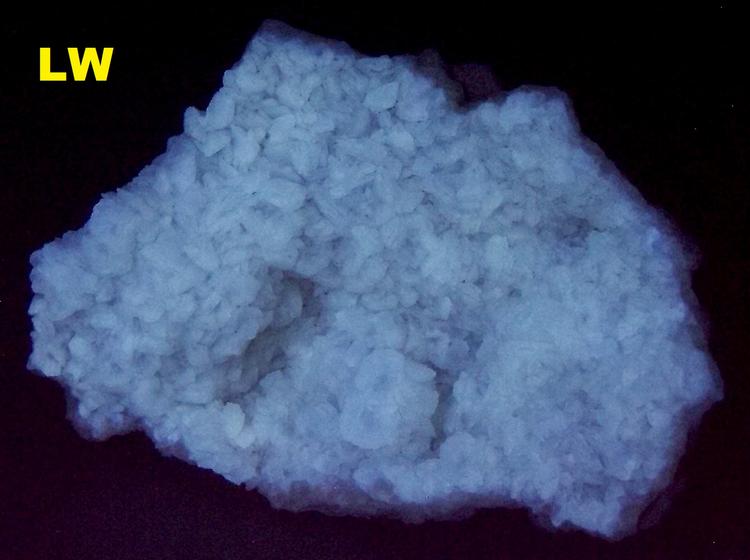 Fluorescent Calcite Hwy 183 & Loop 1 interchange Austin Texas