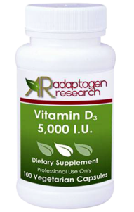 Adaptogen Research, Vitamin D3 5000 V.C