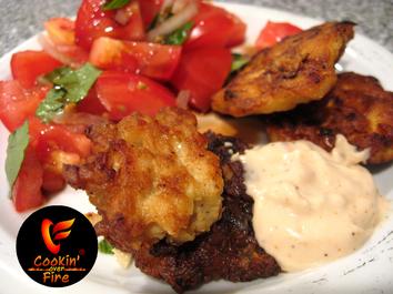 COF Cheesy Chicken Fritters with Floribbean Mayo-Chef of the Future-Your Source for Quality Seasoning Rubs