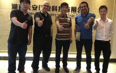 Customer visit our factory