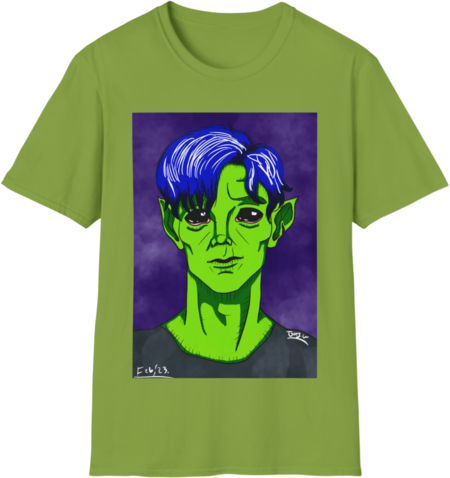 ​"Alexander" by Jordan (Joey) Watts. Unisex Softstyle T-Shirt Good selection of sizes and colours