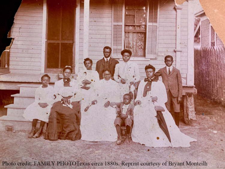 Family Photo circa 1880s. Courtesy of Bryant Monteilh