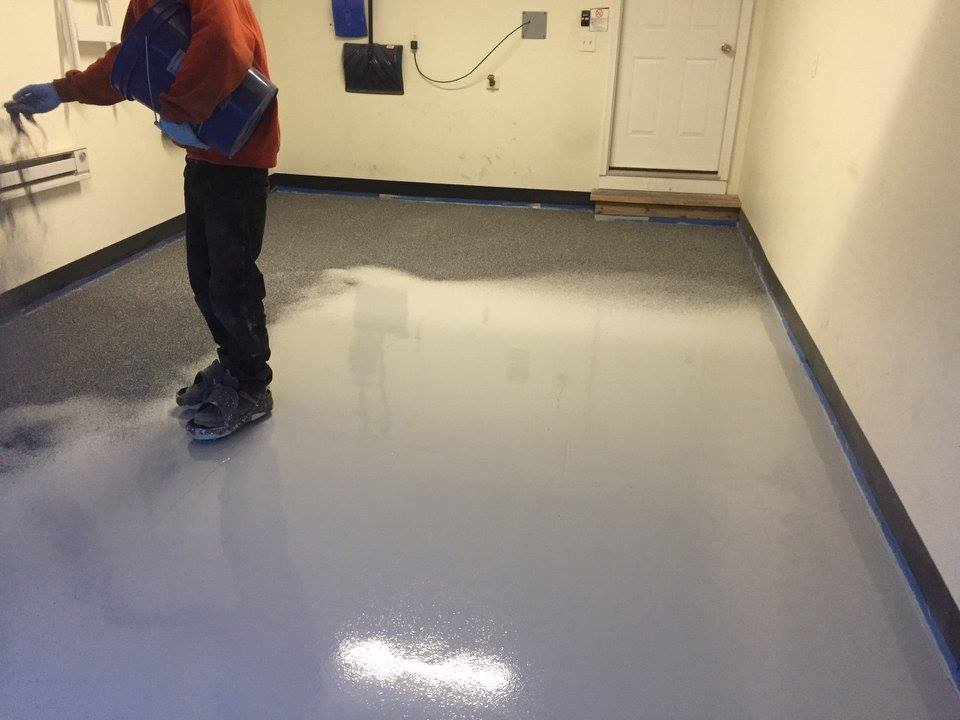 Installation Of Chip Epoxy Floor Coatings