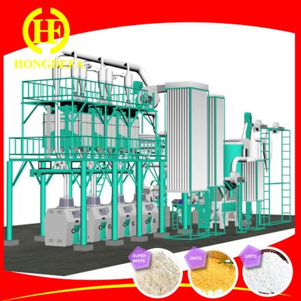 pictures of 50 ton corn flour milling equipments