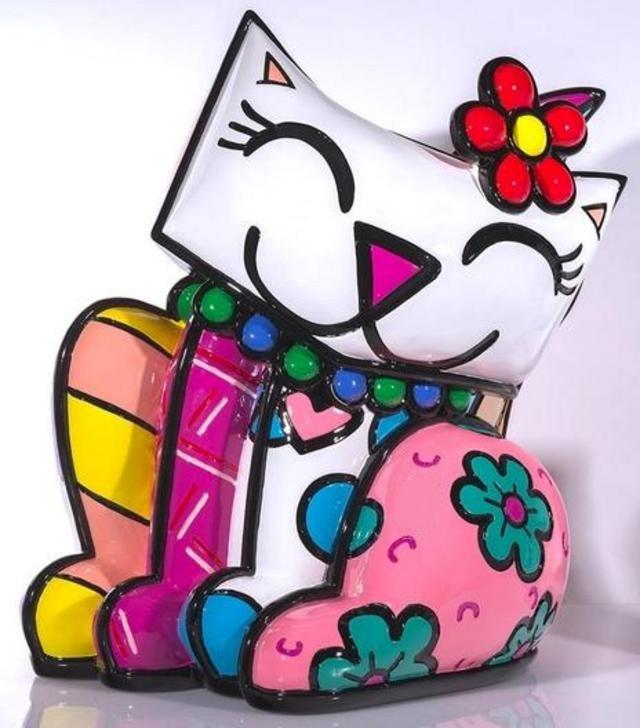 Romero Britto Red Flower