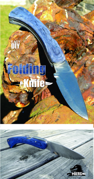 How to make a DIY folding knife. www.DIYeasycrafts.com