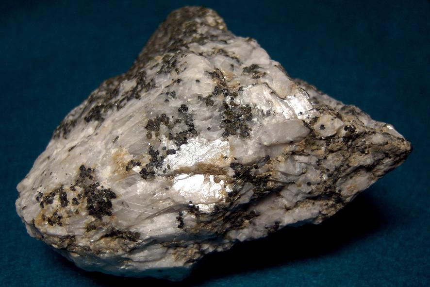 fluorescing Sphalerite, Franklinite-Magnetite, Diopside, Willemite, Calcite, Sterling Mine, Sterling Hill, Ogdensburg, Franklin Mining District, Sussex County, New Jersey, USA, ex Franklin Mineral Museum, ex Anthony Den Uyl