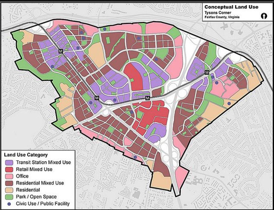 Tysons Land Use as of July 2016