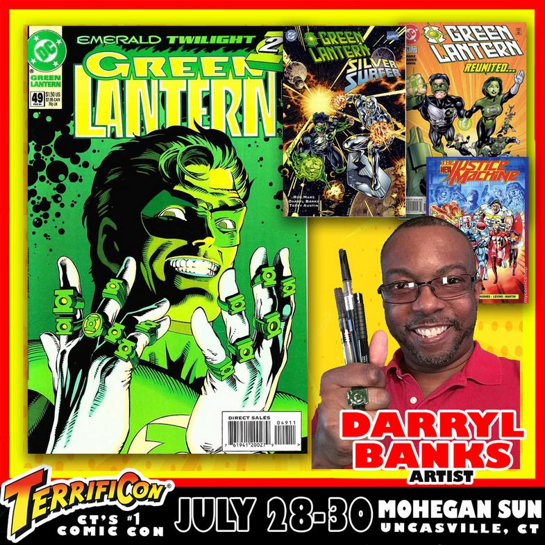 DARRYL BANKS terrificon Connecticut's #1 comic con
