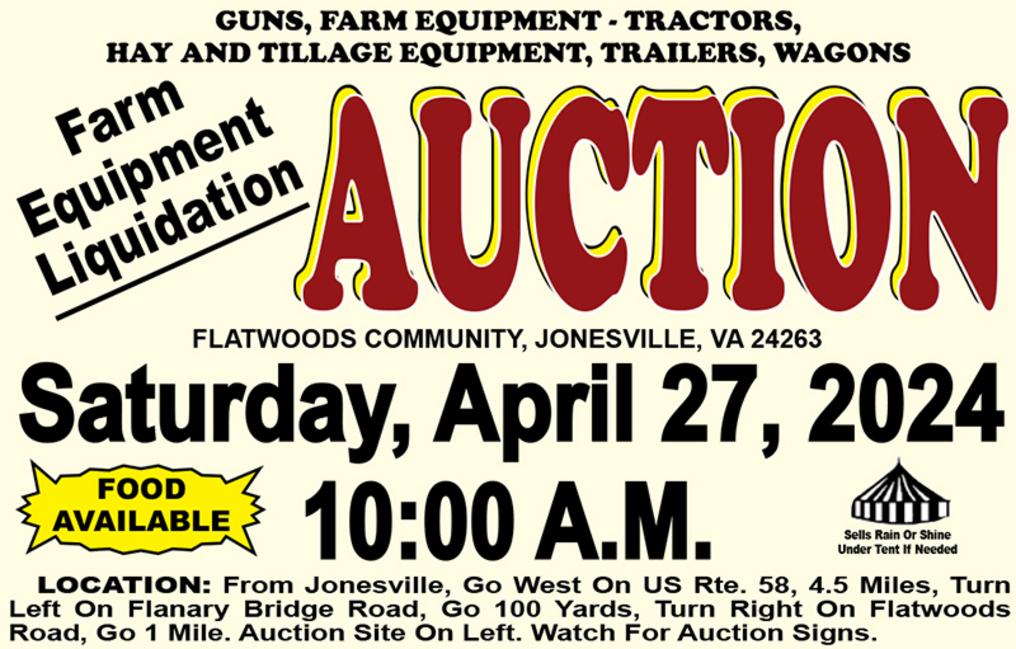 Fannon Land & Auction Co., Inc. Auction, Farm Machinery Auction