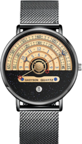 Alien Sky Starwatcher Calendar UNISEX Retro Watches Casual Sport Watch For Men Women Unisex Quartz Wrist Watch Relogio Masculino