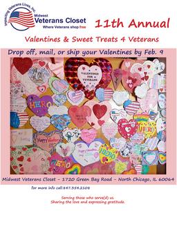 #VETERANS#AMERICAN LEGION #SaluteINC #Valentines Day #Midwest Veterans Closet #Lake County #North Chicago #Food Pantry #Veterans #Feeding America #MIA #POW#NORTHERN ILLINOIS FOOD BANK