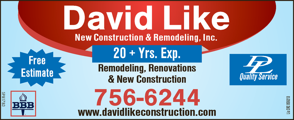 David Like New Construction