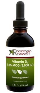 Adaptogen Research, Vitamin D3 5000 IU Liquid