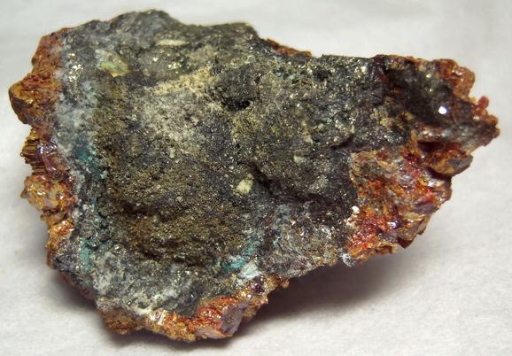ORPIMENT, Pyrite, Hutchinsonite, Quiruvilca Mine (La Libertad Mine; ASARCO Mine), Quiruvilca District, Santiago de Chuco Province, La Libertad Department, Peru