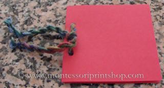 Montessori Nomenclature Booklet with a cord - Montessori Print Shop