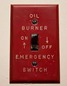 no heat check emergency oil heat switch