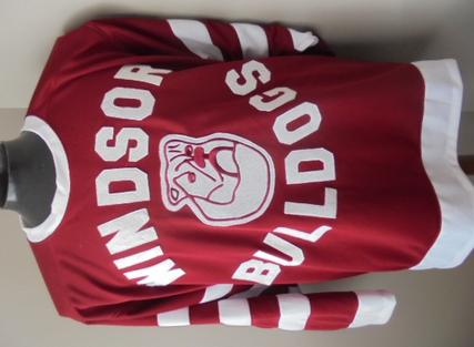 Boston Braves Red Hockey Jersey