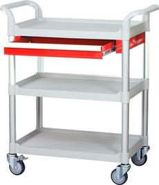 service cart metal drawer, hotel drawer cart, utility cart