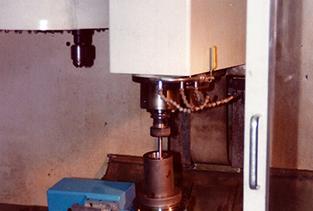 A custom built Rotary Grinding Table installed in a manufacturing plant